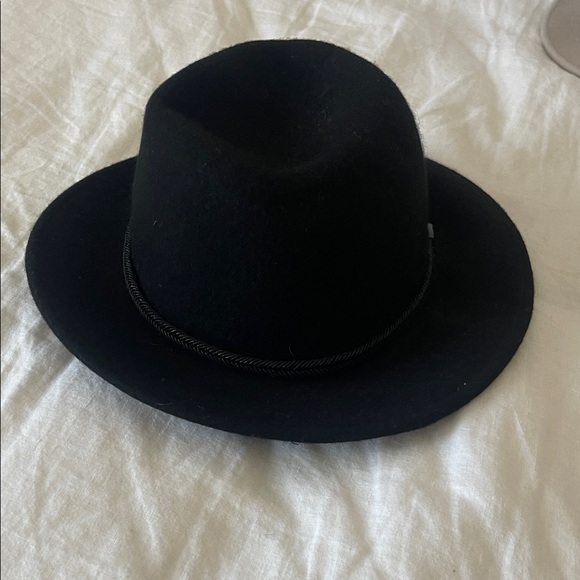 Nordstrom Elegant Black Wool Hat - Picture 1 of 1